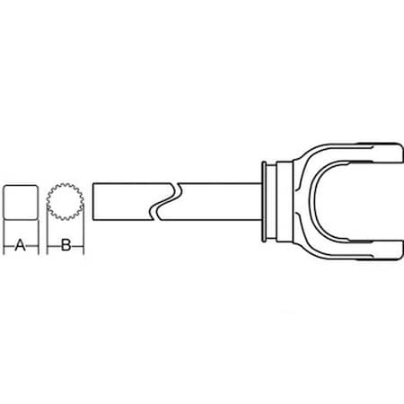 Aftermarket Yoke And Shaft Assembly A-10014448-AI